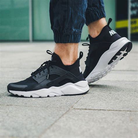 huarache nike wit en zwart|Nike Air Huarache Run Ultra Black White Men's .